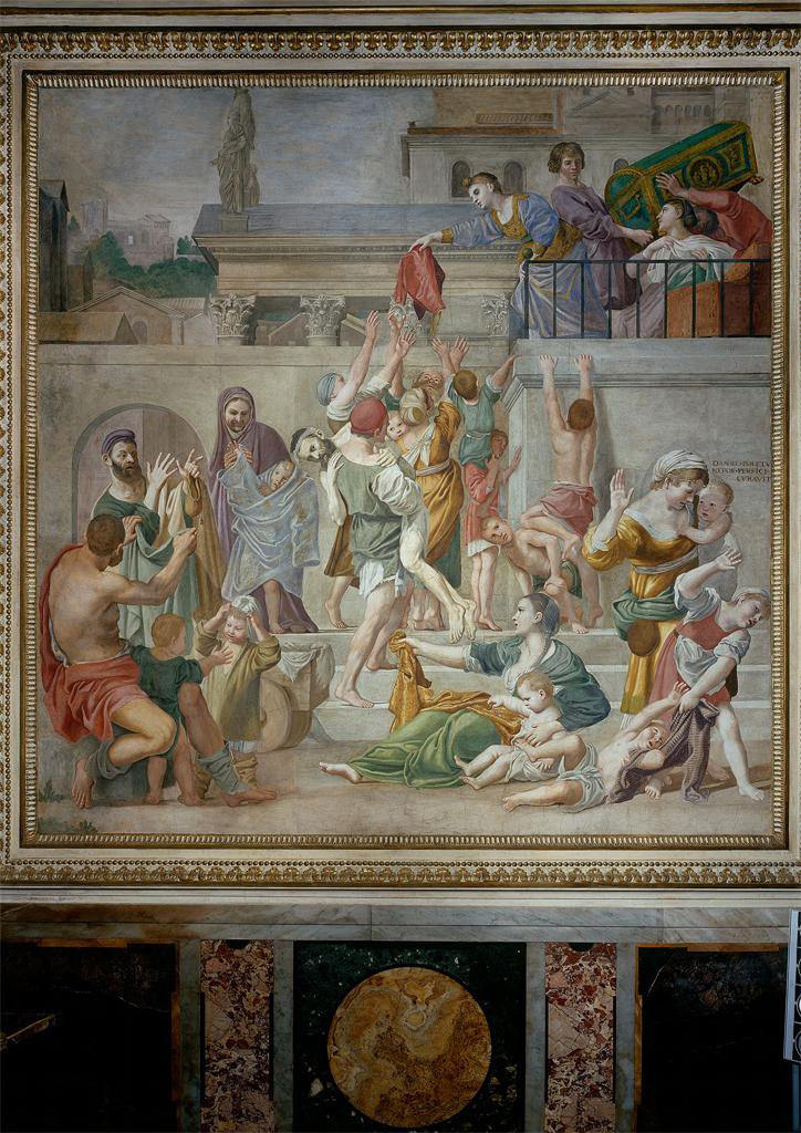 Saint Cecilia Distributing Alms