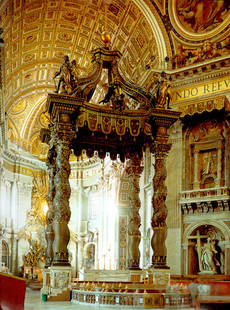 Baldacchino at Saint Peter's Basilica