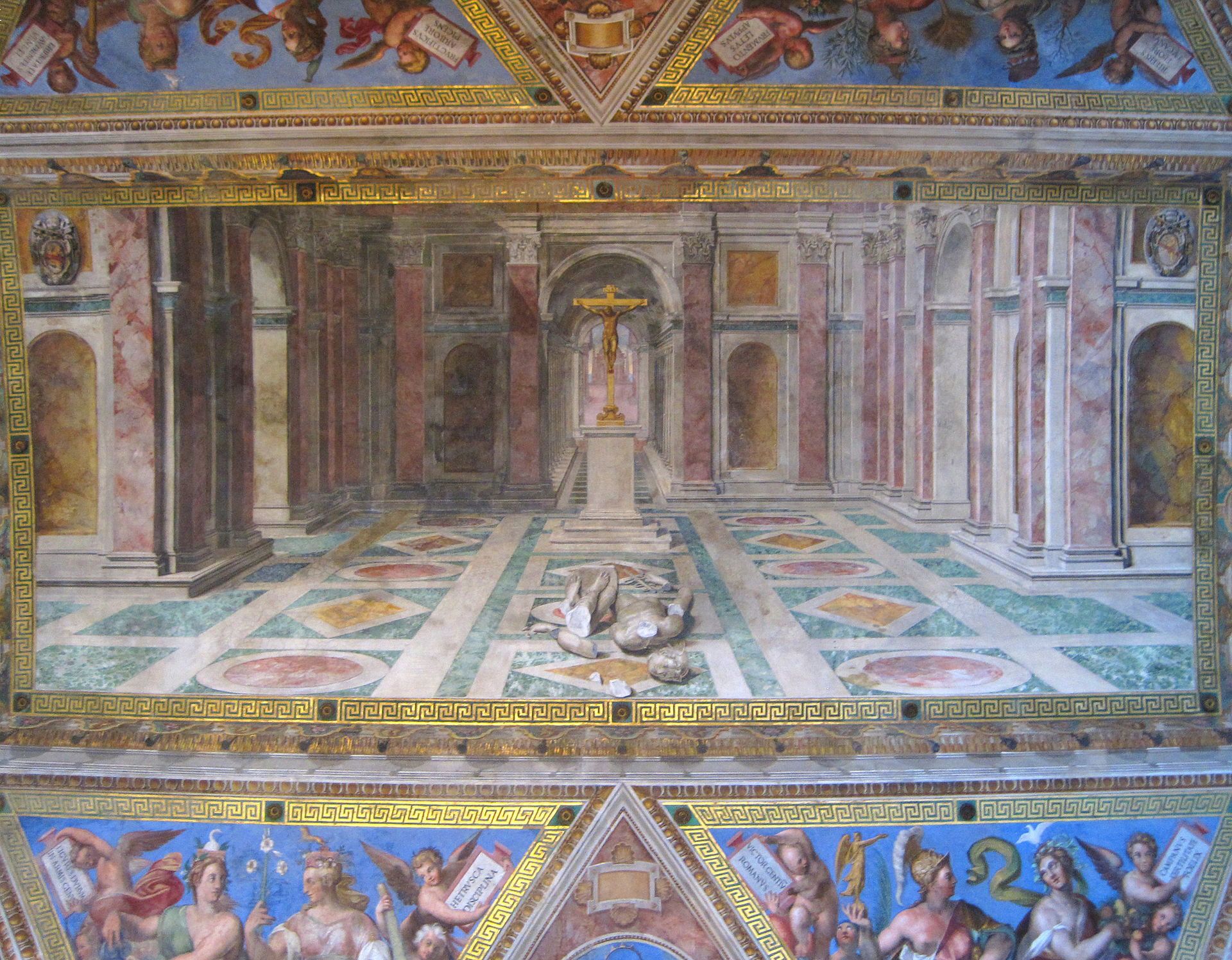 Triumph of Christianity over Pagan Idols