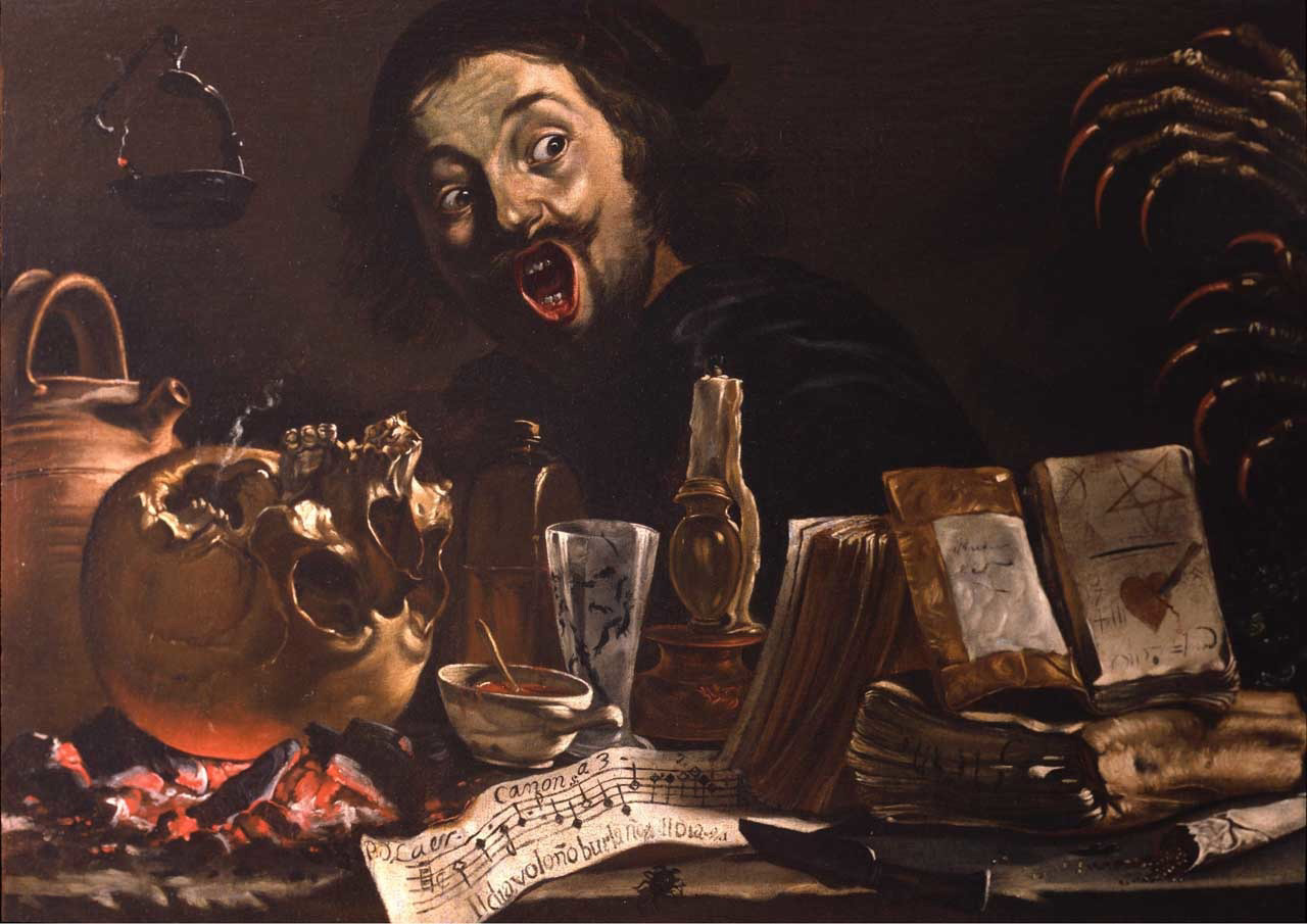 Van Laer, Self-Portrait as a Sorcerer