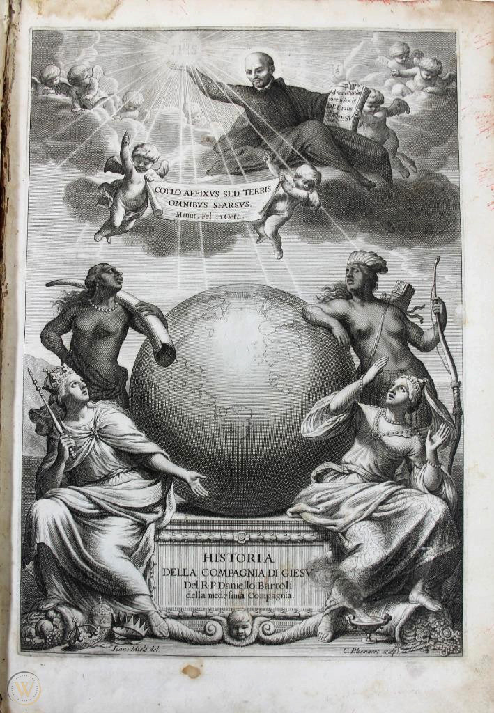 Frontispiece to Danielo Bartoli, Della Vita a dell'Instituto de S. Ignatio